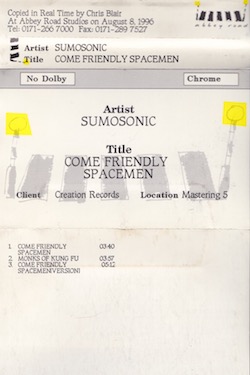promo advance to the single "Come, Friendly Spaceman"
